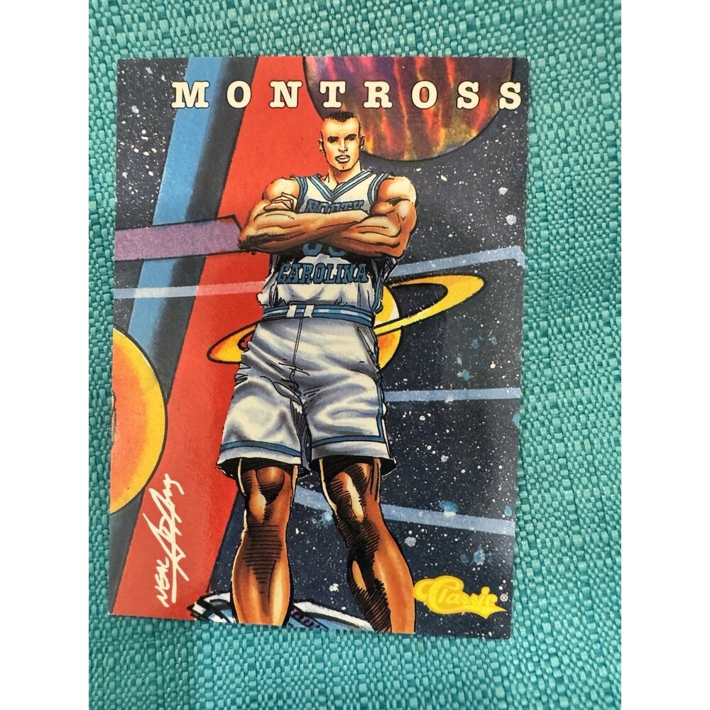1994 Classic Basketball Eric Montross #105 Illustration Draft Pick UNC Tar Heels